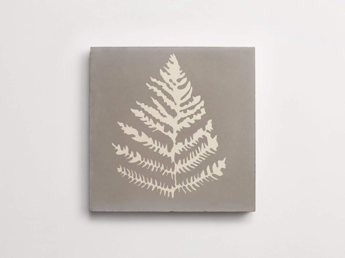 Tile concrete cement erica tanov fern plaster metal.