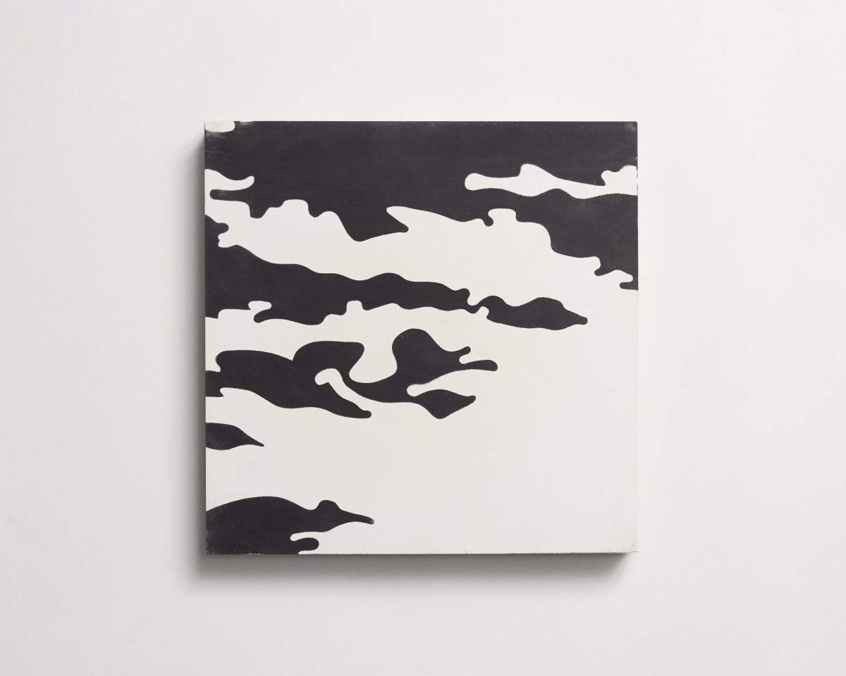 Tile concrete cement eskayel dance black white.