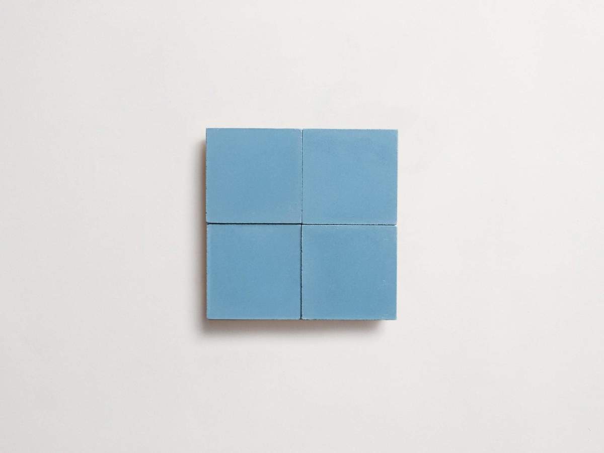 cement: solid | pixies | matte | azure | sample ~ 2"x2"x⅝"