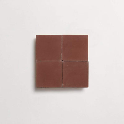 cement: solid | pixies | matte | chestnut | sample ~ 2"x2"x⅝"