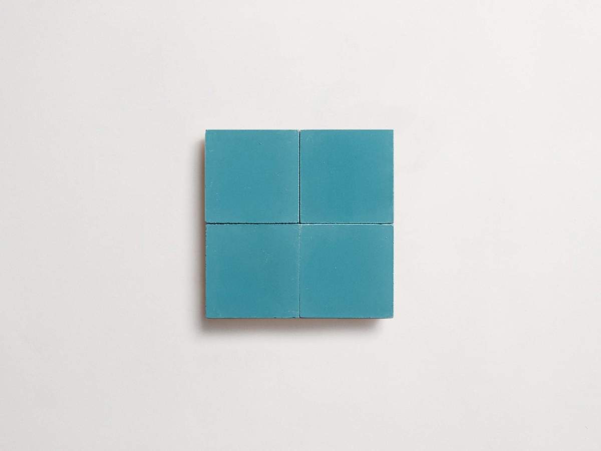 cement: solid | pixies | matte | kingfisher | sample ~ 2"x2"x⅝"