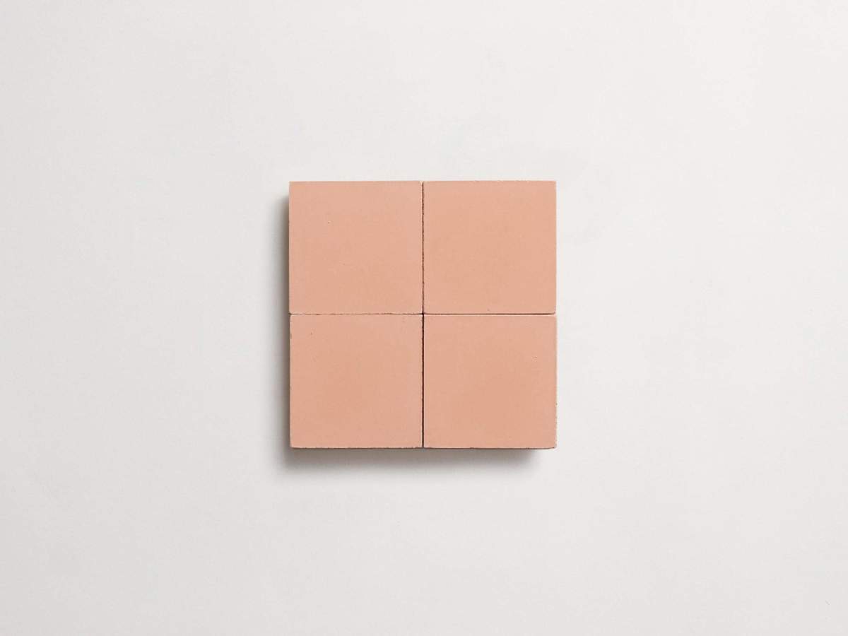 cement: solid | pixies | matte | quince | sample ~ 2"x2"x⅝"