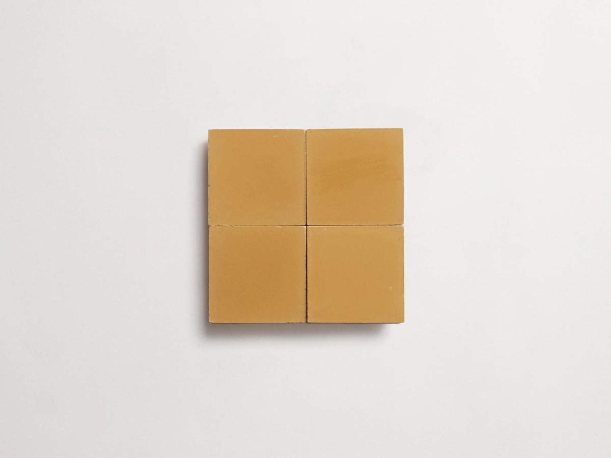 cement: solid | pixies | matte | marigold | sample ~ 2"x2"x⅝"