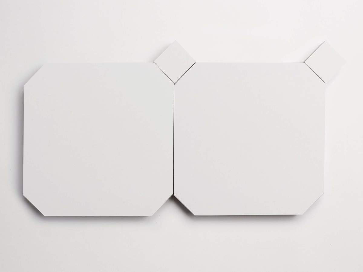 Cement pavimenti white paradiso octagon + bouchon.