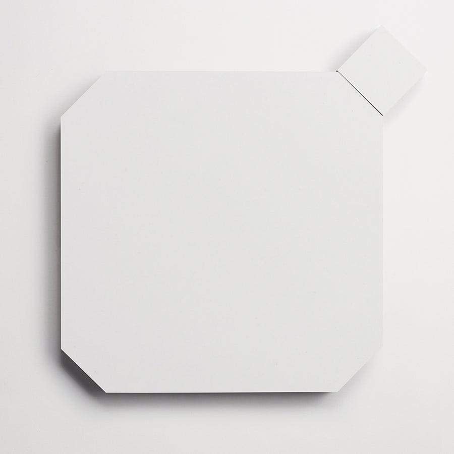 cement: pavimenti act I | paradiso octagon + bouchon | matte | flowerpot | sample ~ ⅝"