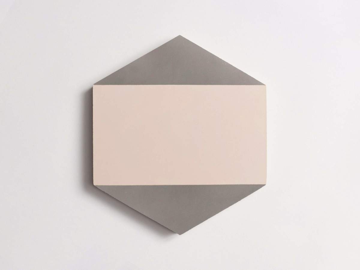 Cement hexagon roman palazzo mosaic bundle.