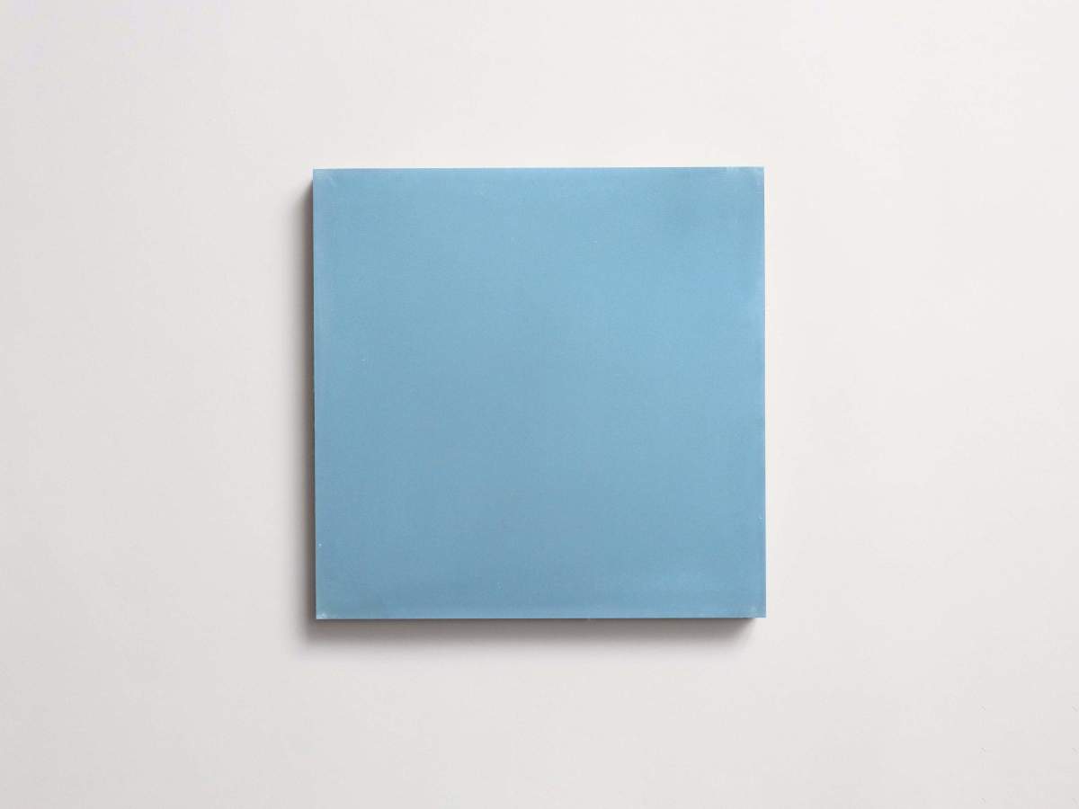 Cement Checkerboard Tile Trio 8x8 Blue, Orange, White.