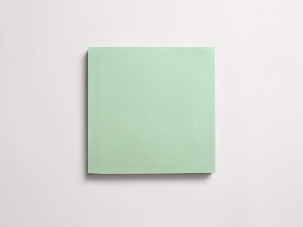 Cement Checkerboard Tile Trio 8x8 Green, Blue, Natural.