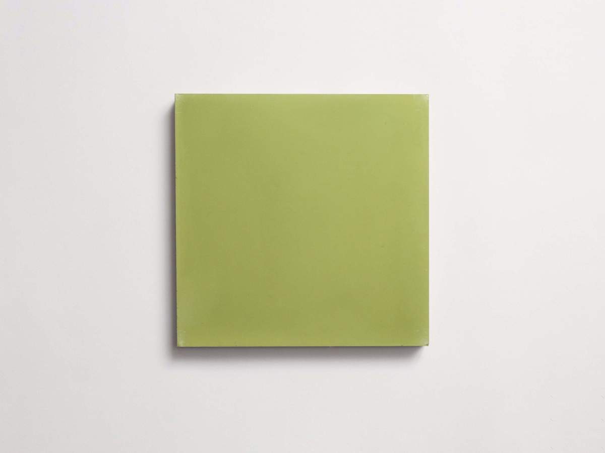 Cement Checkerboard Tile Trio 8x8 Brown, Green, White.