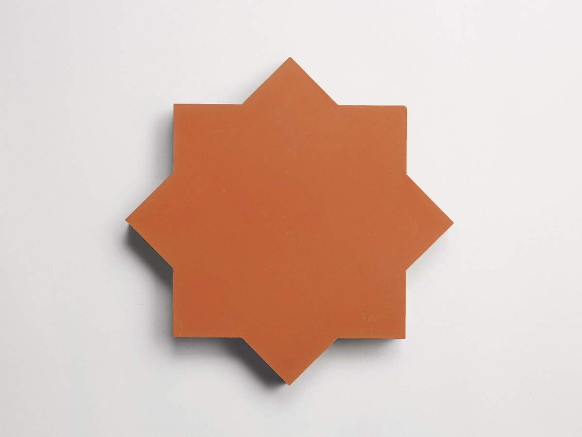 Cement pavimenti flowerpot star + charcoal cross.