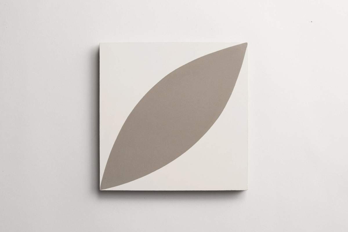 Tile concrete cement big dane bold metal white.