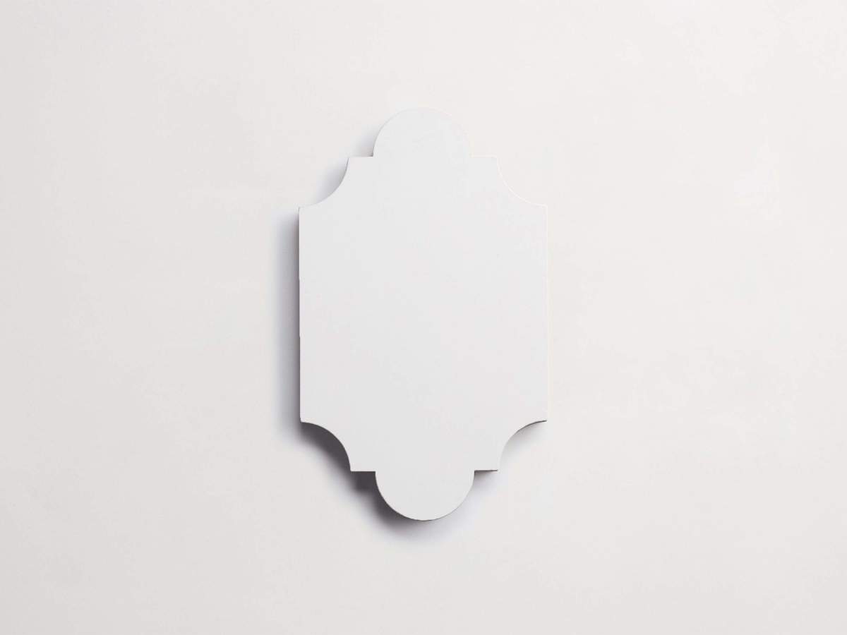 Cement pavimenti white magic lantern 6"x10" tile.