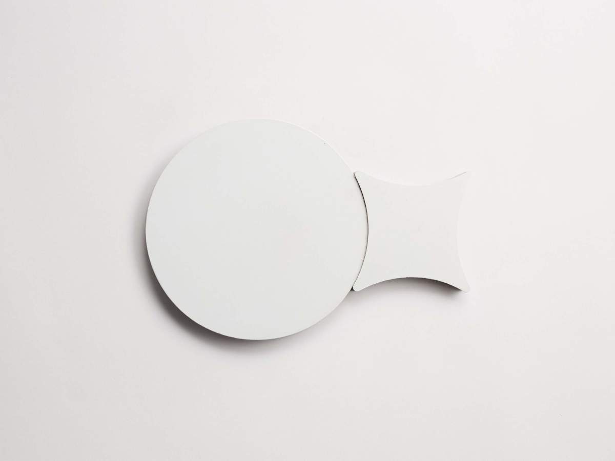 Cement pavimenti white sofia circle + losange tile.