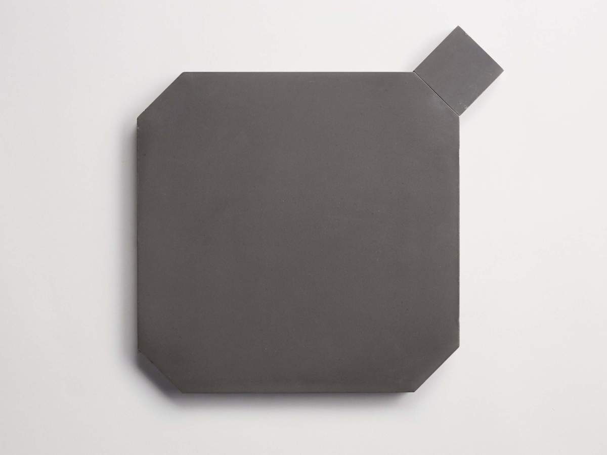 Cement pavimenti charcoal paradiso octagon bouchon.
