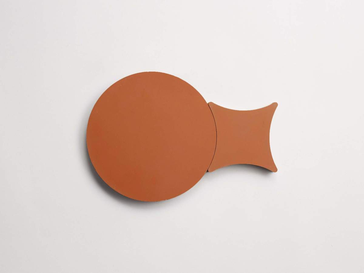 Cement pavimenti flowerpot sofia circle + losange tile.