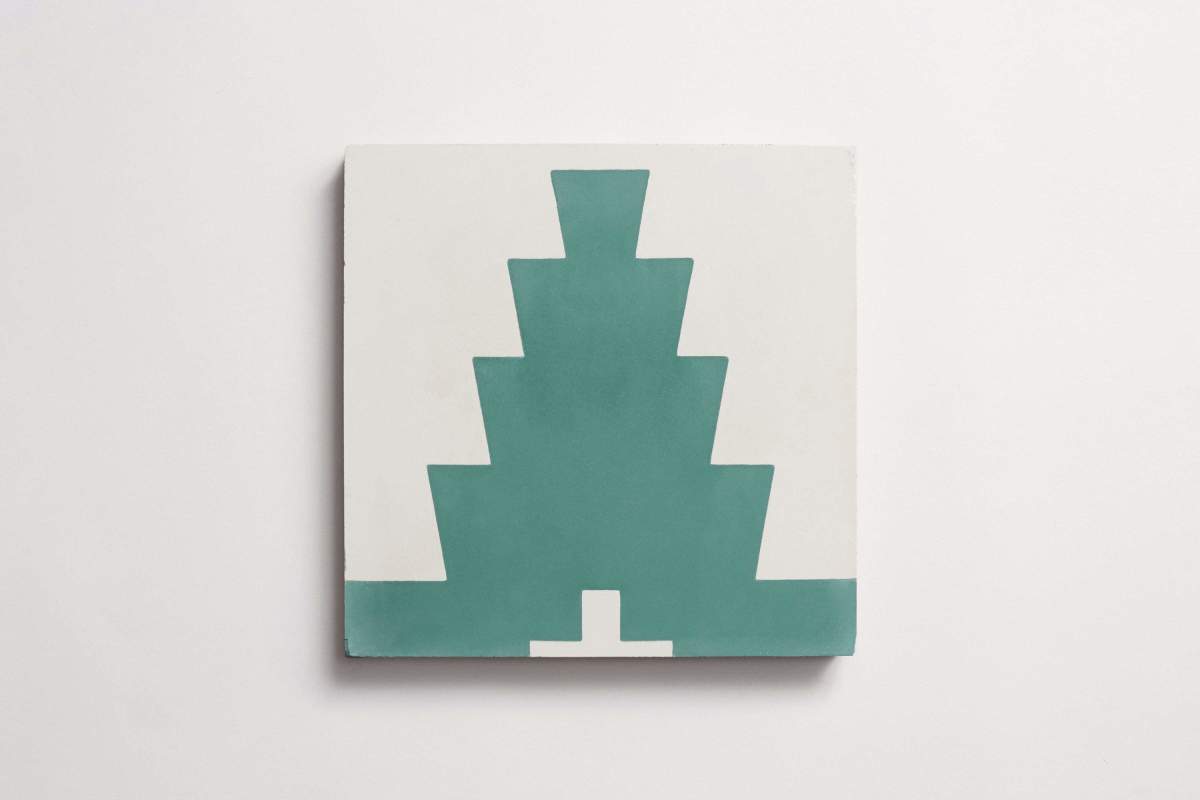 Tile concrete cement new west pattern nine kelly.