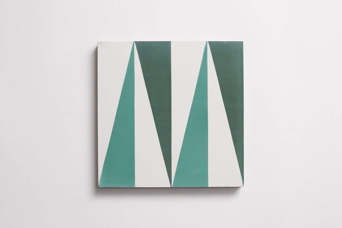 Tile concrete cement point kelly leaf.