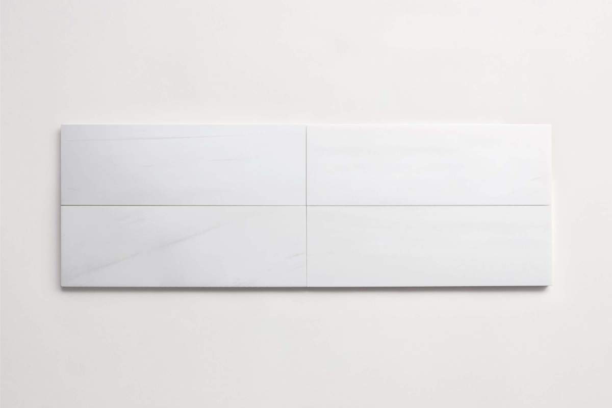 Tile bianco dolomite white stone plank.