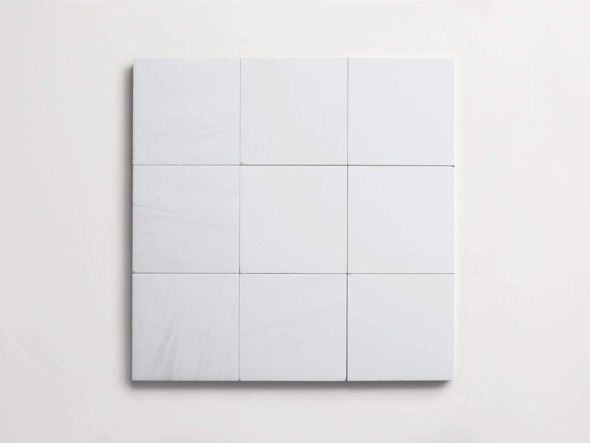 Tile bianco dolomite white stone square.