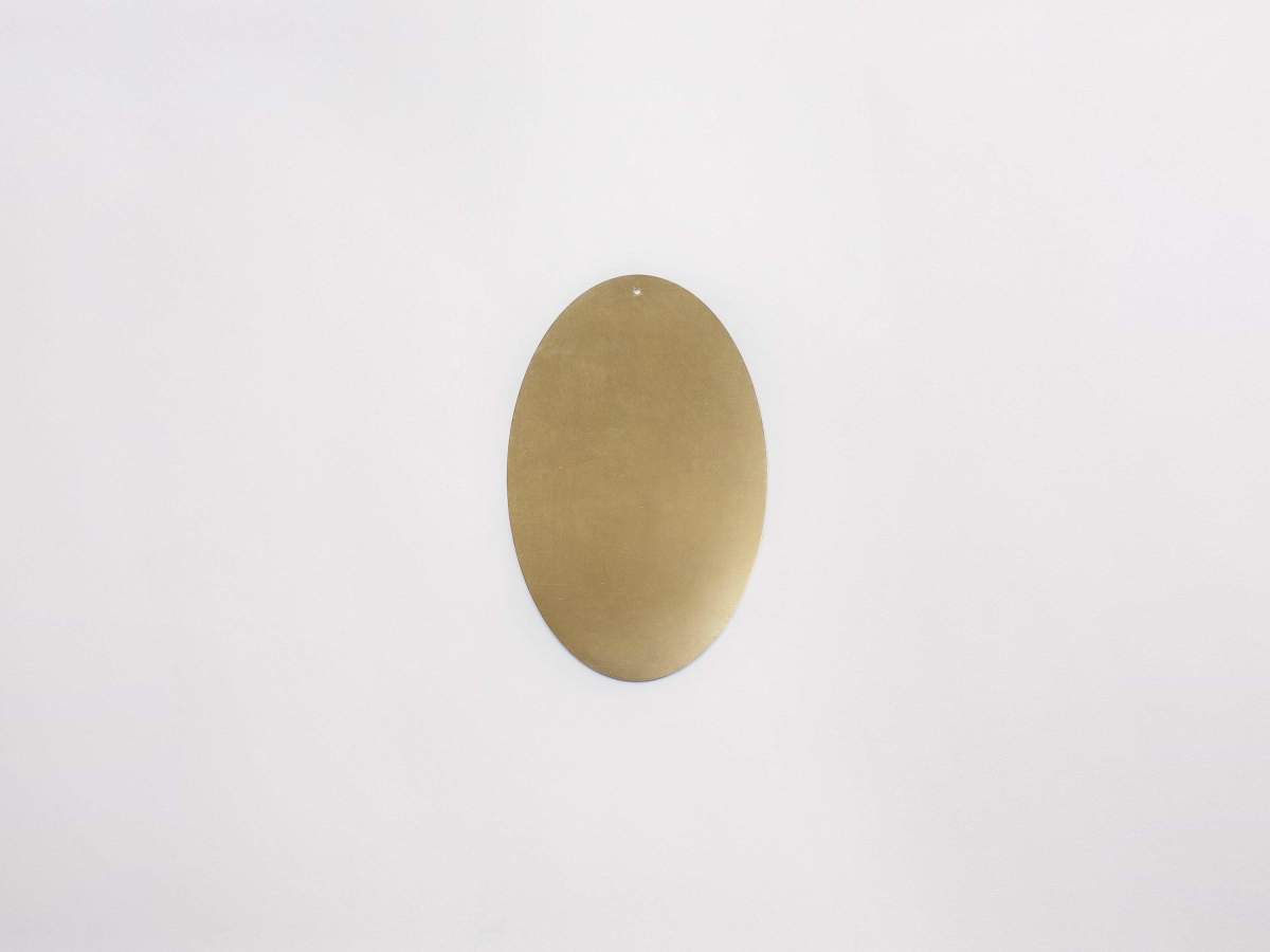 Large brass sequin erica tanov tile.