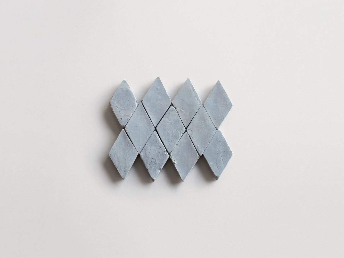 Trama grey cotta diamond fornace brioni tile.