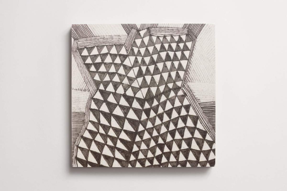 Ruan hoffmann much love me tribal charcoal tile.