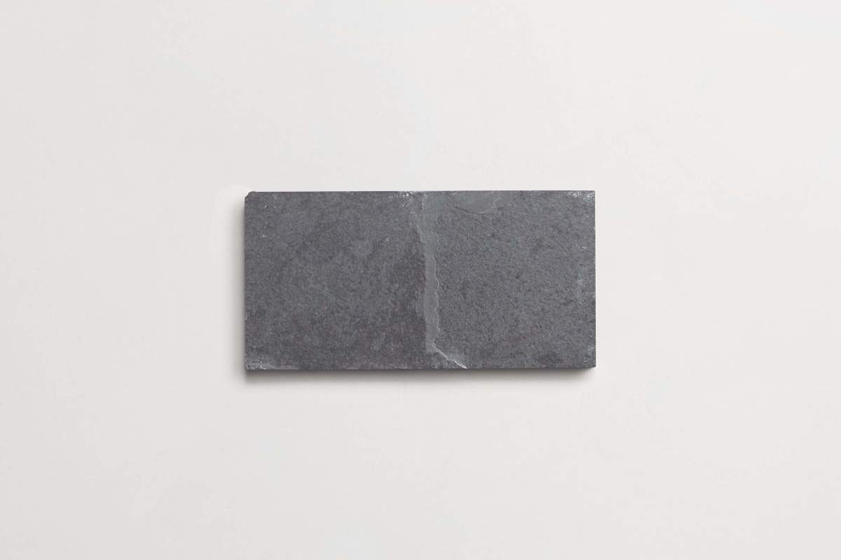 Tile subway natural stone slate grey.