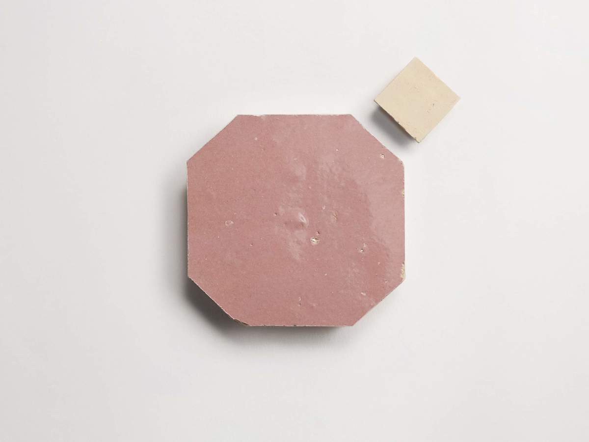 Vintage rose octagon & natural bouchon zio & sons + tile.