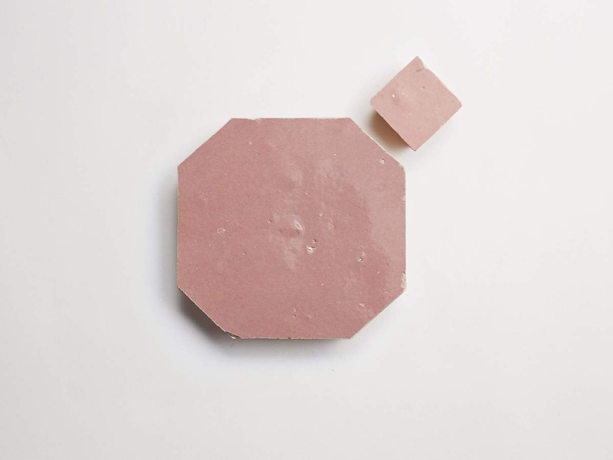 Vintage rose octagon & vintage rose bouchon zio & sons + tile.