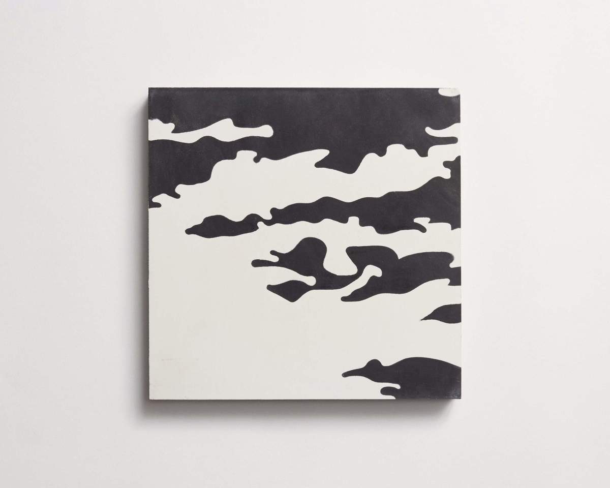 Tile concrete cement eskayel dance black white.