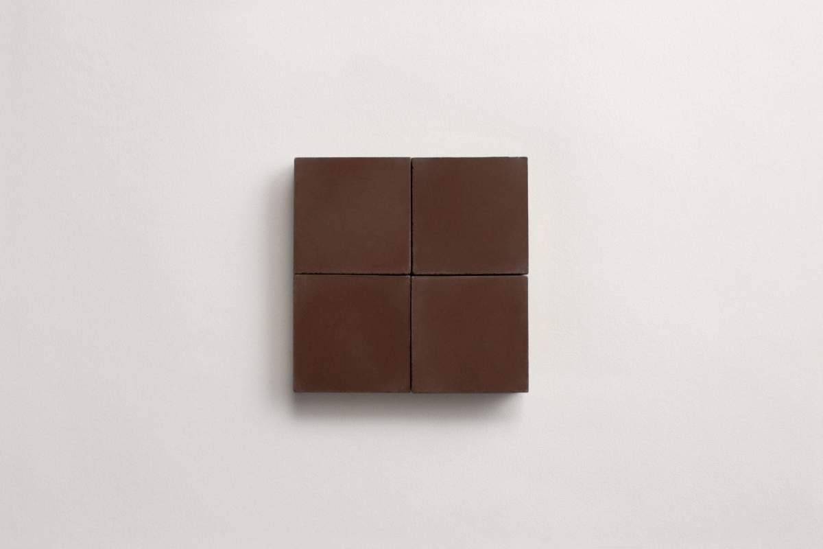 cement: solid | pixies | matte | dark chocolate | sample ~ 2"x2"x⅝"