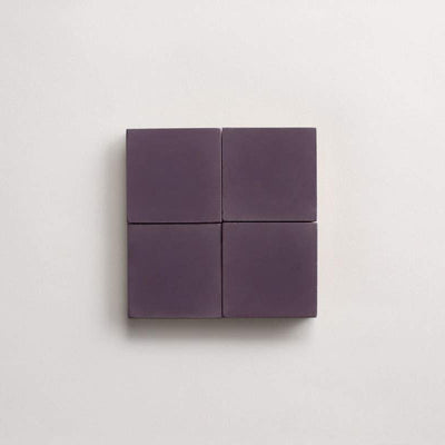 cement: solid | pixies | matte | royal purple | sample ~ 2"x2"x⅝"