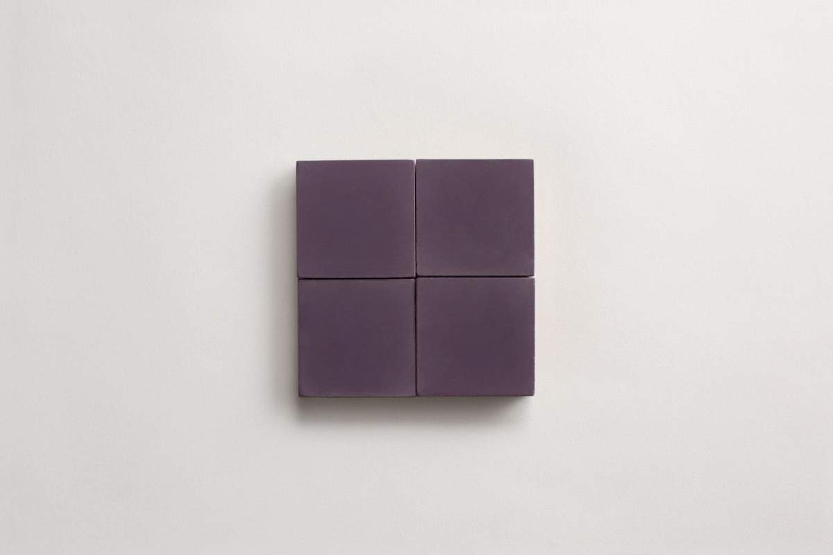 cement: solid | pixies | matte | royal purple | sample ~ 2"x2"x⅝"
