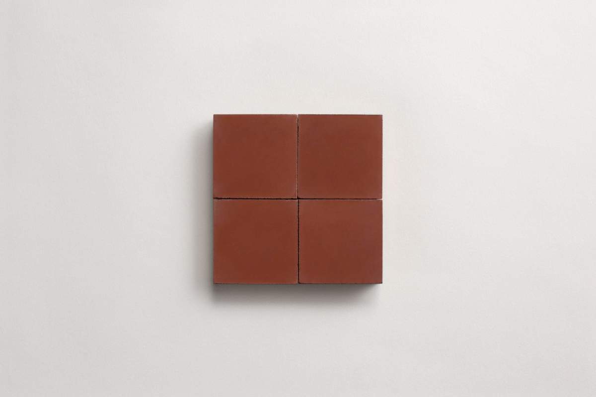 cement: solid | pixies | matte | russet | sample ~ 2"x2"x⅝"