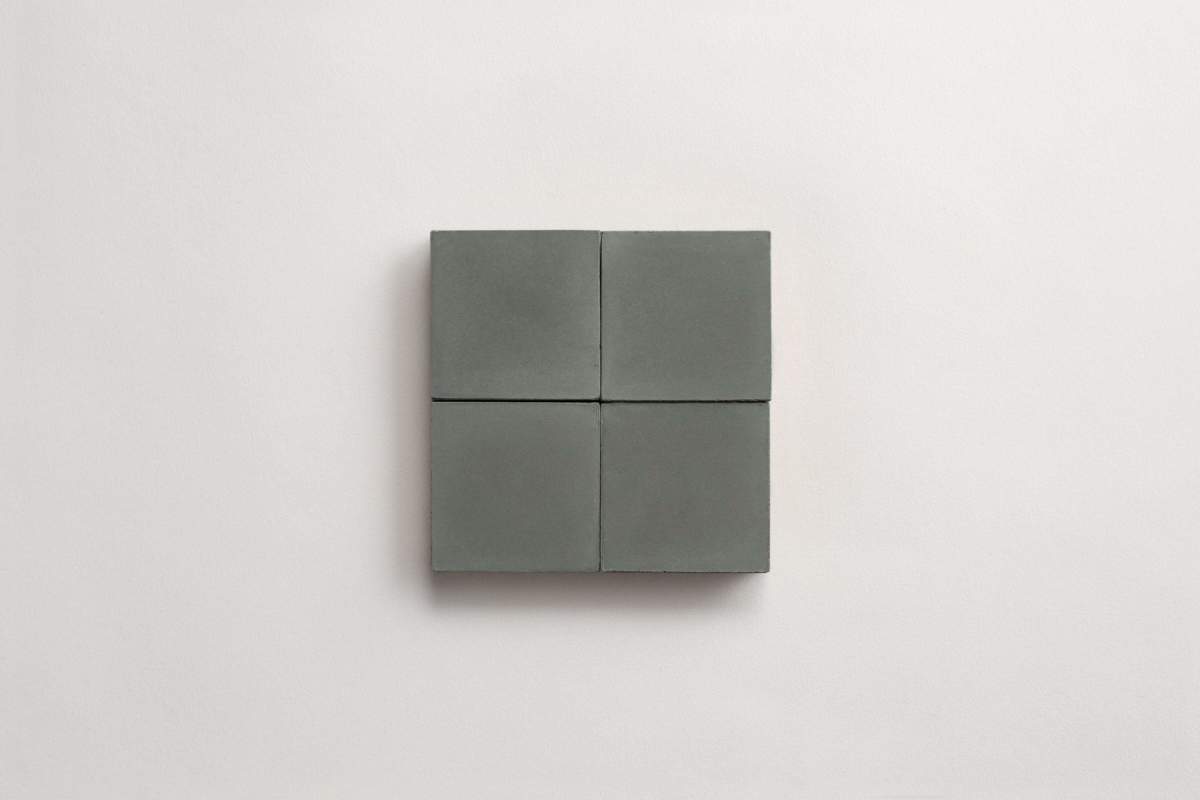cement: solid | pixies | matte | vintage jade | sample ~ 2"x2"x⅝"