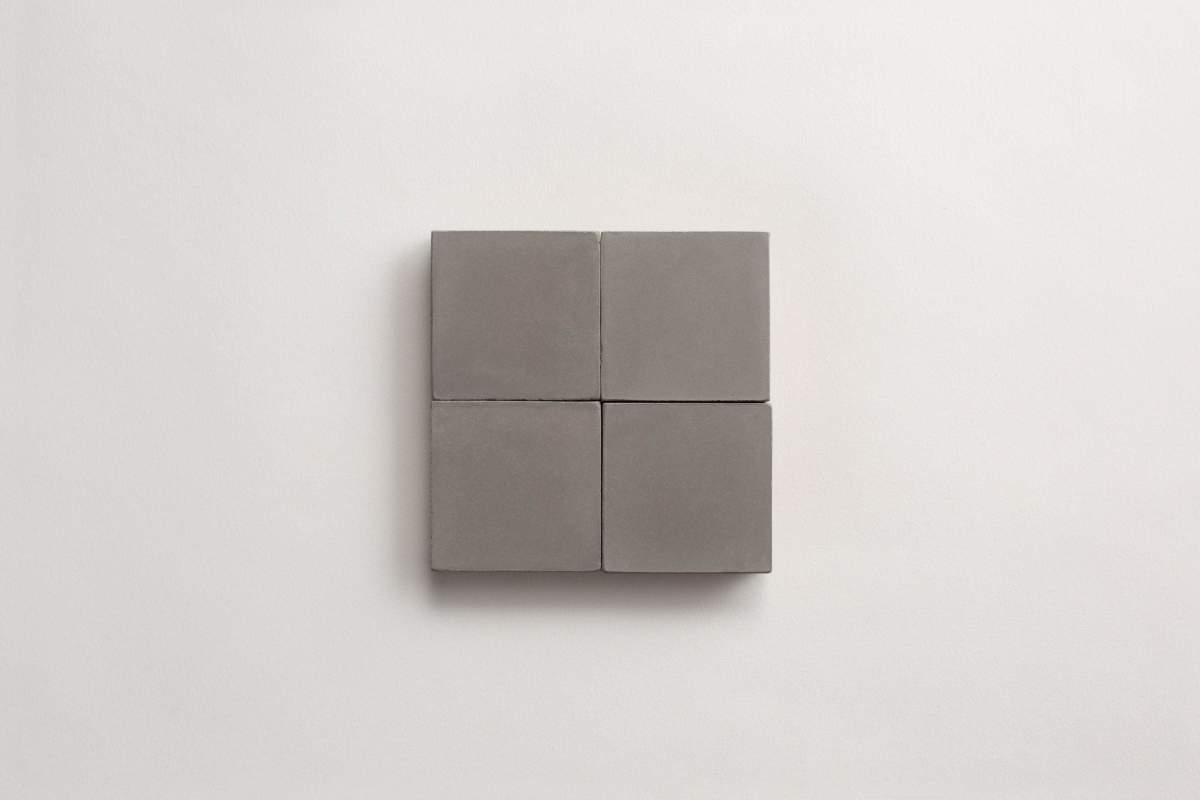 cement: solid | pixies | matte | wool | sample ~ 2"x2"x⅝"
