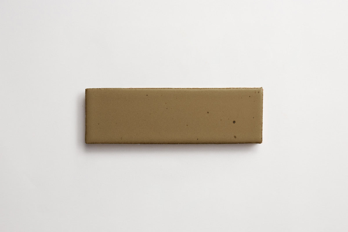 Guild thin glazed brick cambric grege 8 x 2.5 x 0.5.