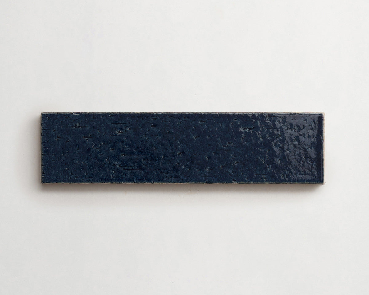 Modern farmhouse brick tile new navy gloss 9.5 x2.5.