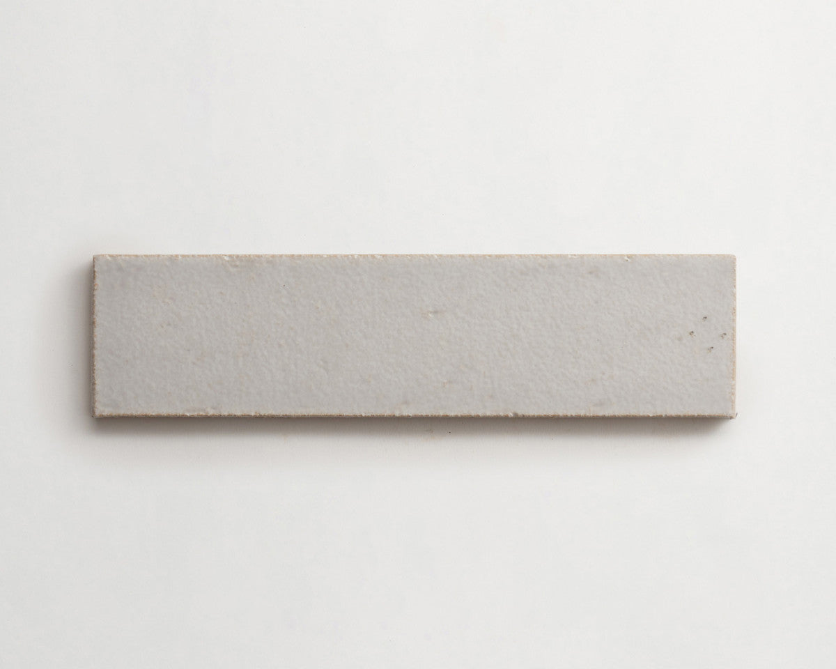 Modern farmhouse brick tile quarry white matte 9.5 x2.5.