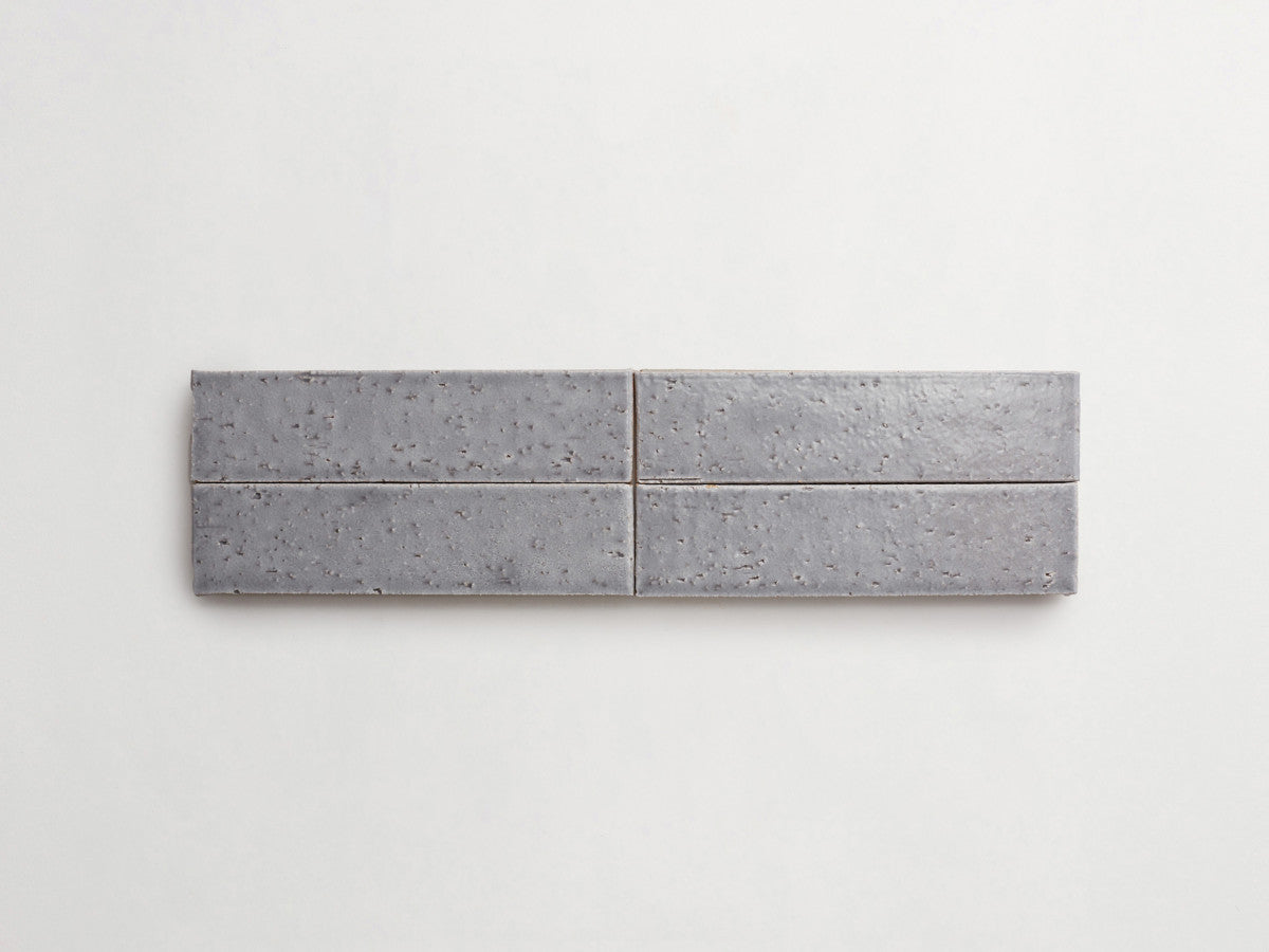 Modern farmhouse brick tile horizon grey gloss 9.5 x2.5.