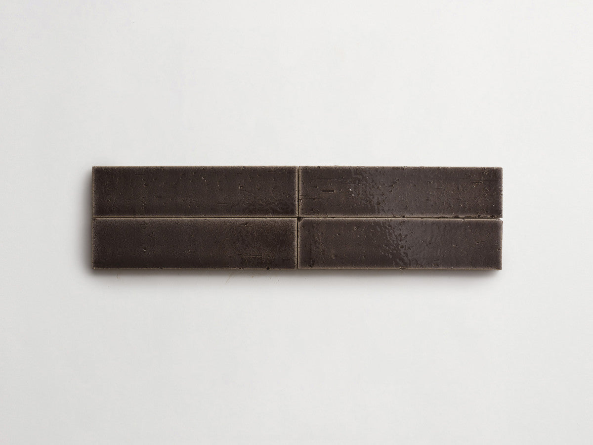 Modern farmhouse brick tile storm grey gloss 9.5 x2.5.