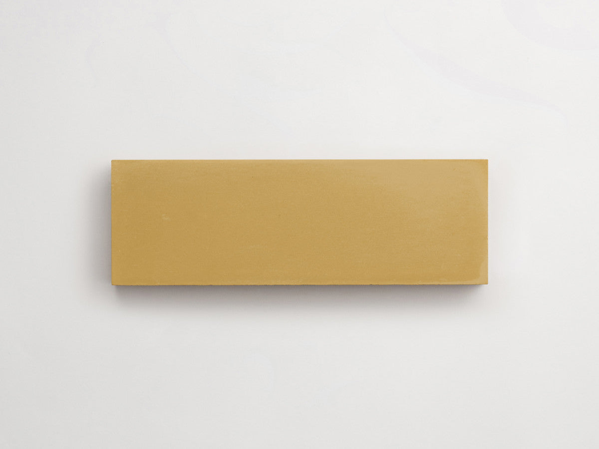 Cement Checkerboard Tile Trio 6x2 White, Yellow, Cream.