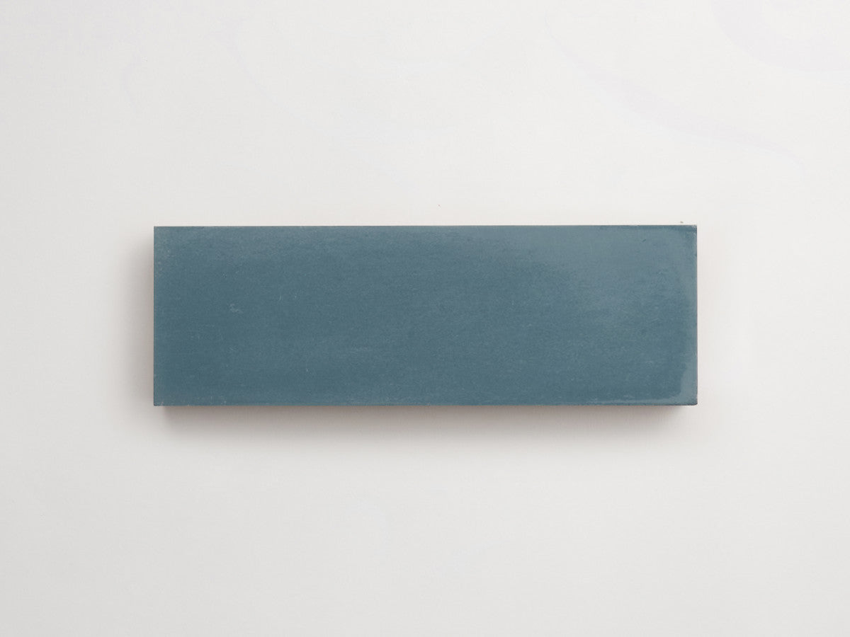 Cement Checkerboard Tile Trio 6x2 Blue, Grey, White.