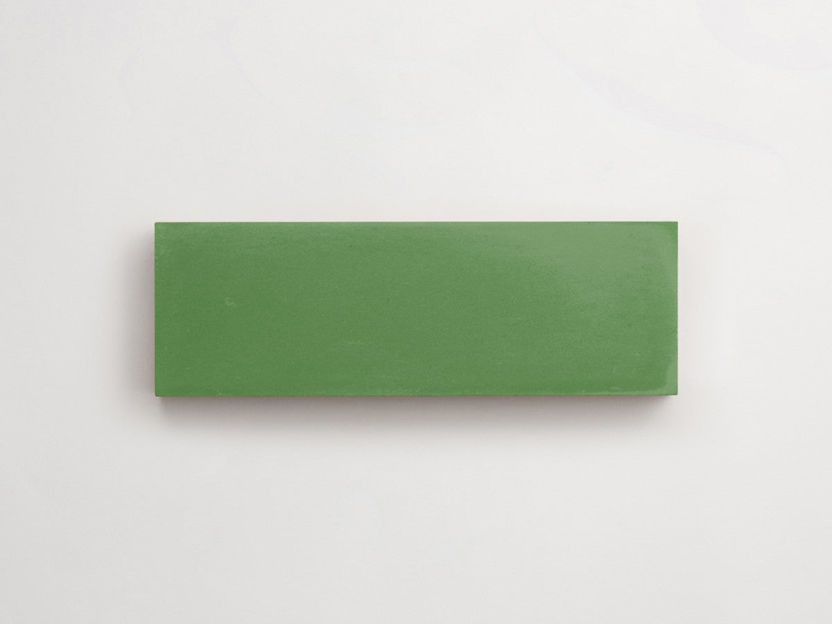 Cement Checkerboard Tile Trio 6x2 Red, Green, Blue.