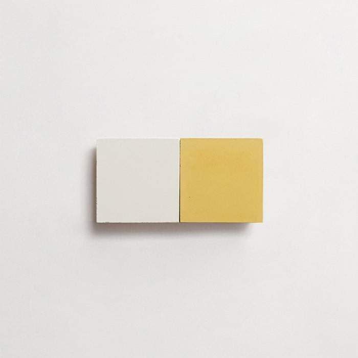 cement: mythology checkerboard | oz | grande | matte | duo | paste + duckling | sample ~ 2"x2"x⅝"