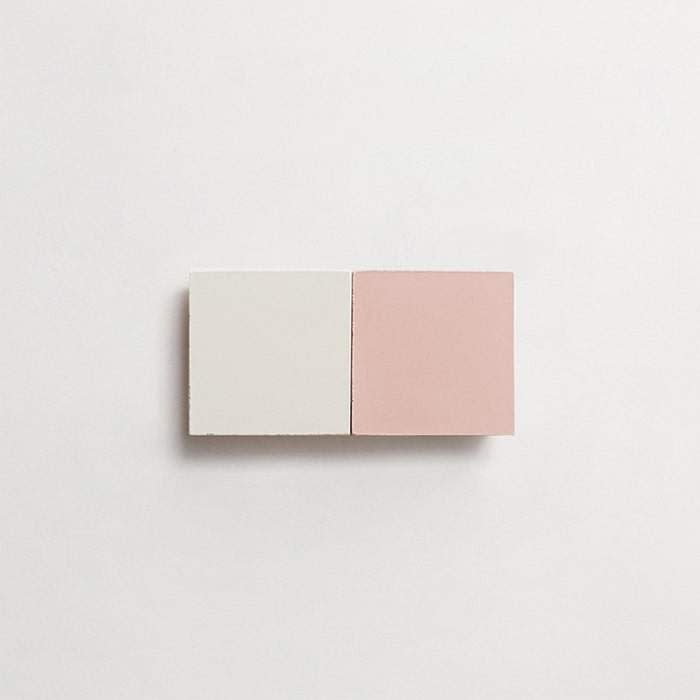 cement: mythology checkerboard | wildwood | grande | matte | duo | paste + rose | sample ~ 2"x2"x⅝"