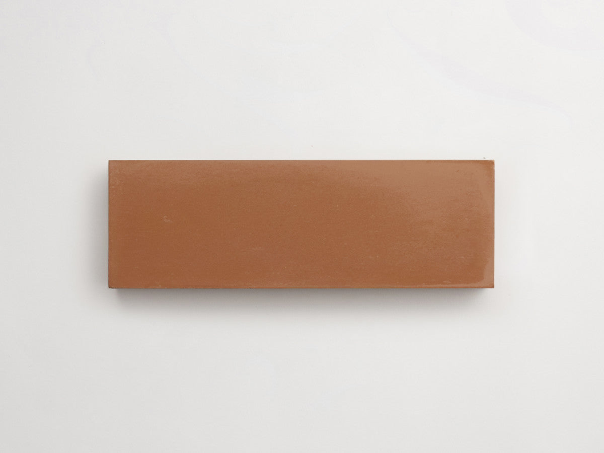 Cement Checkerboard Tile Trio 6x2 Brown, Blue, Tan.