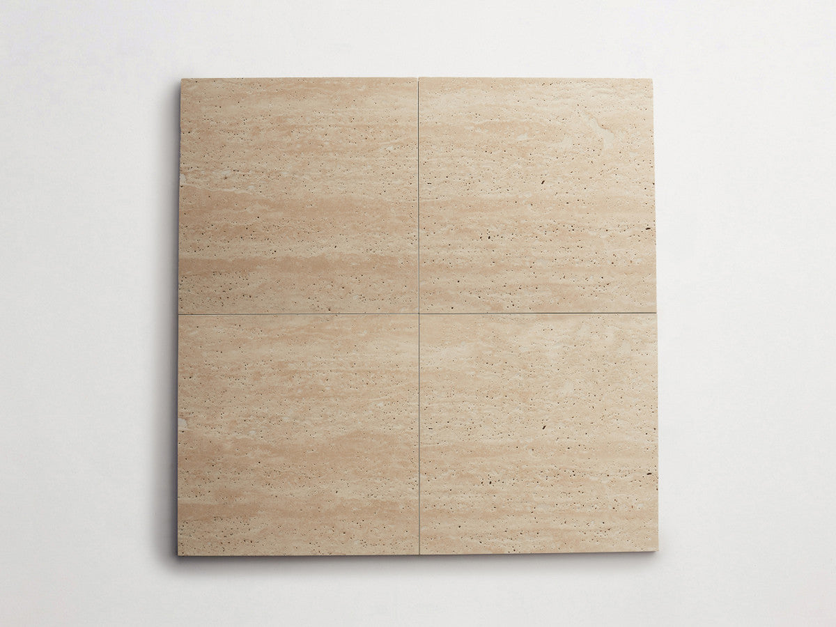Lapidary stone tile 12 in. square Beige Honed.