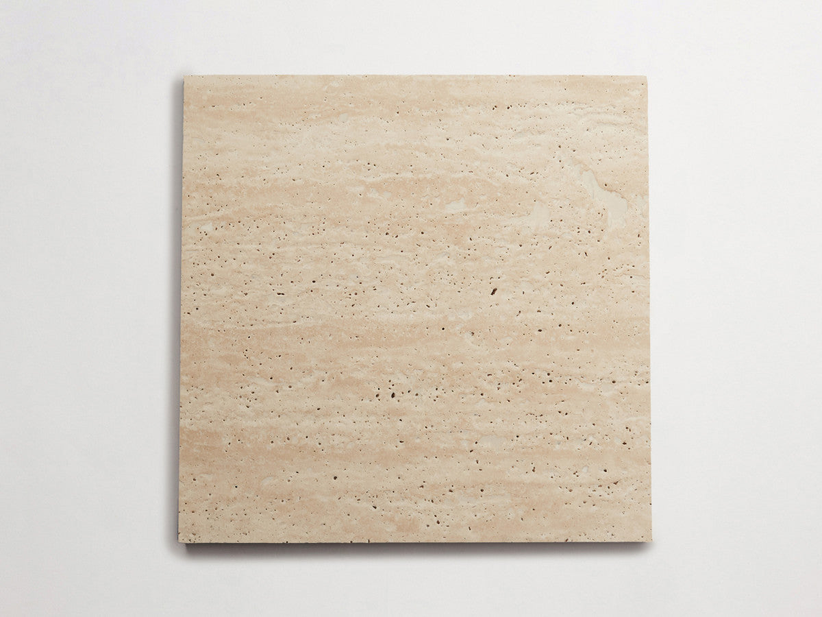 Lapidary stone tile 12 in. square Beige Honed.