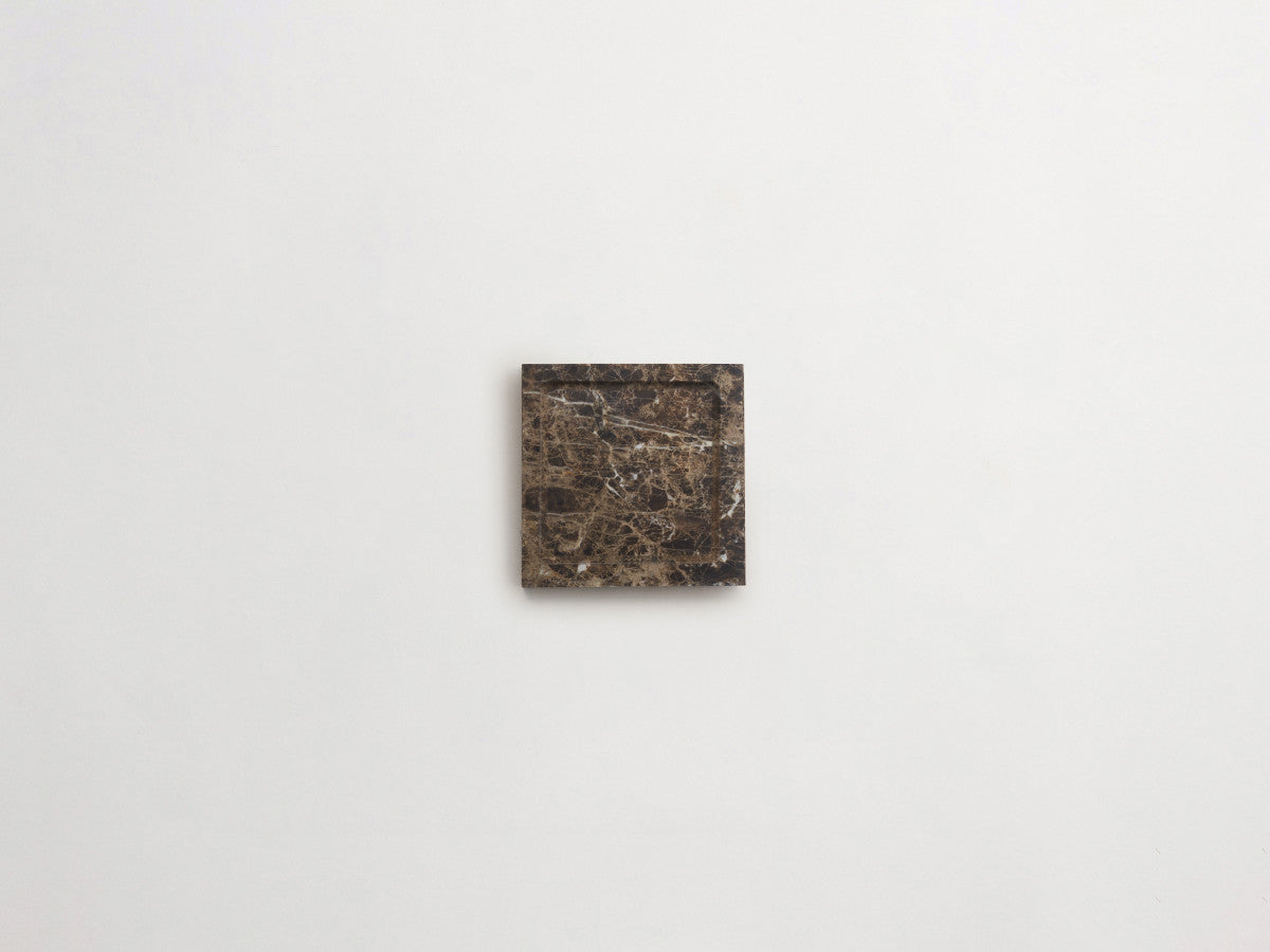clé lapidary: incasso | stout | honed | iberian chocolate ~ 6"x6"x⅝"